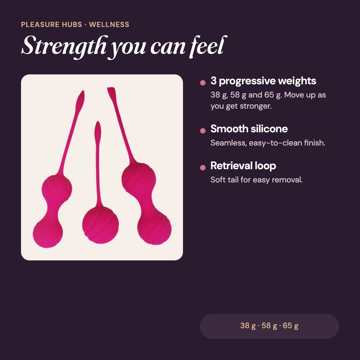Pelvic floor training, made simple