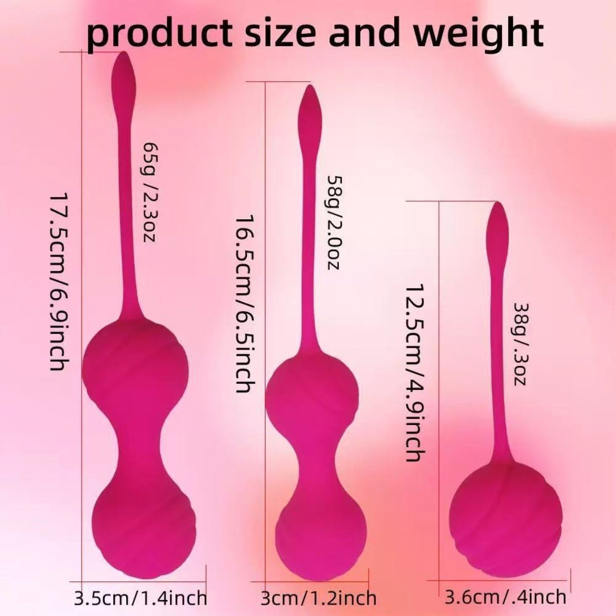 Balance Kegel Training Set (3 pcs)