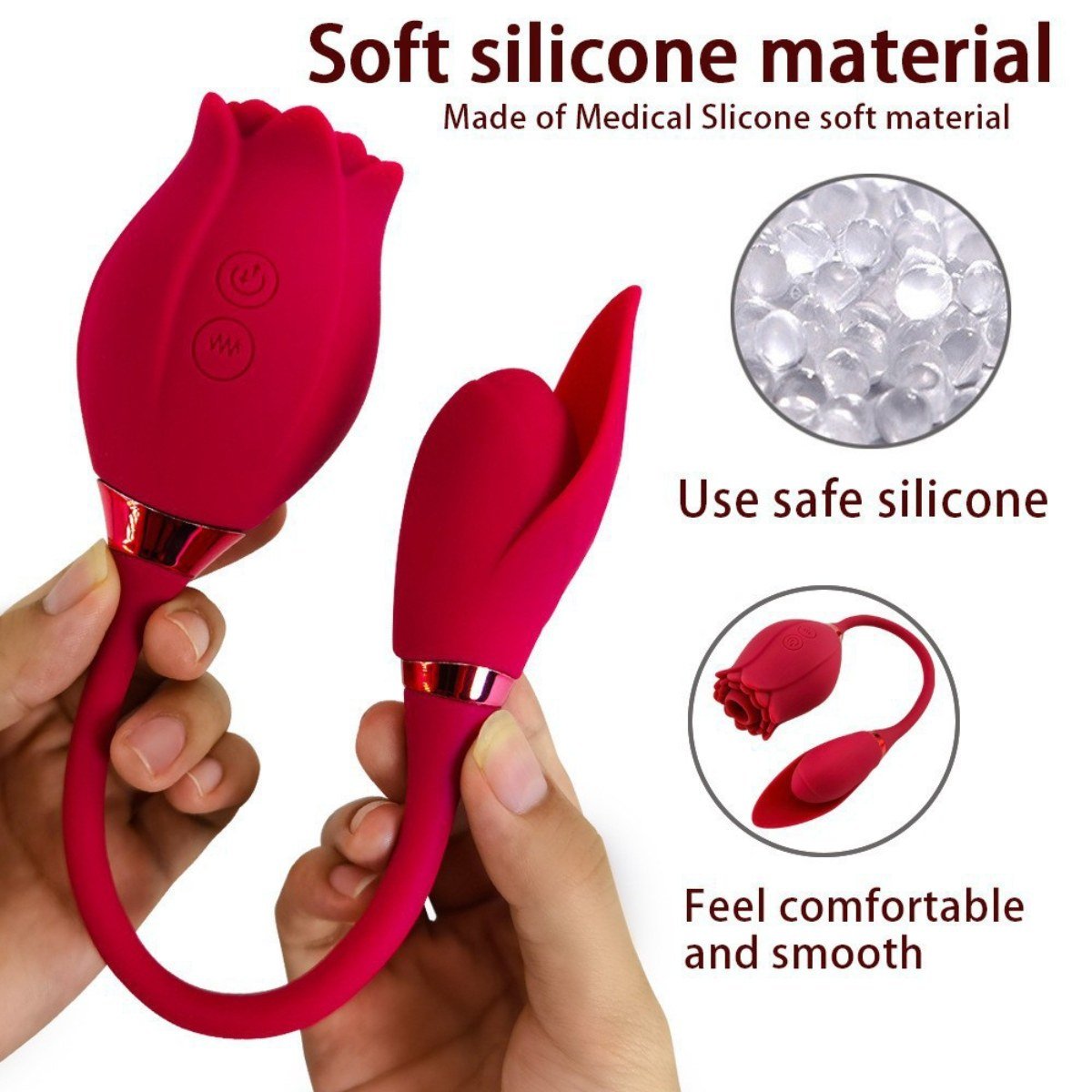 Bloom Rose Suction & Egg Duo