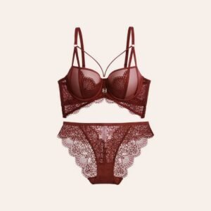 Rosalind Push-Up Lace Bra Set