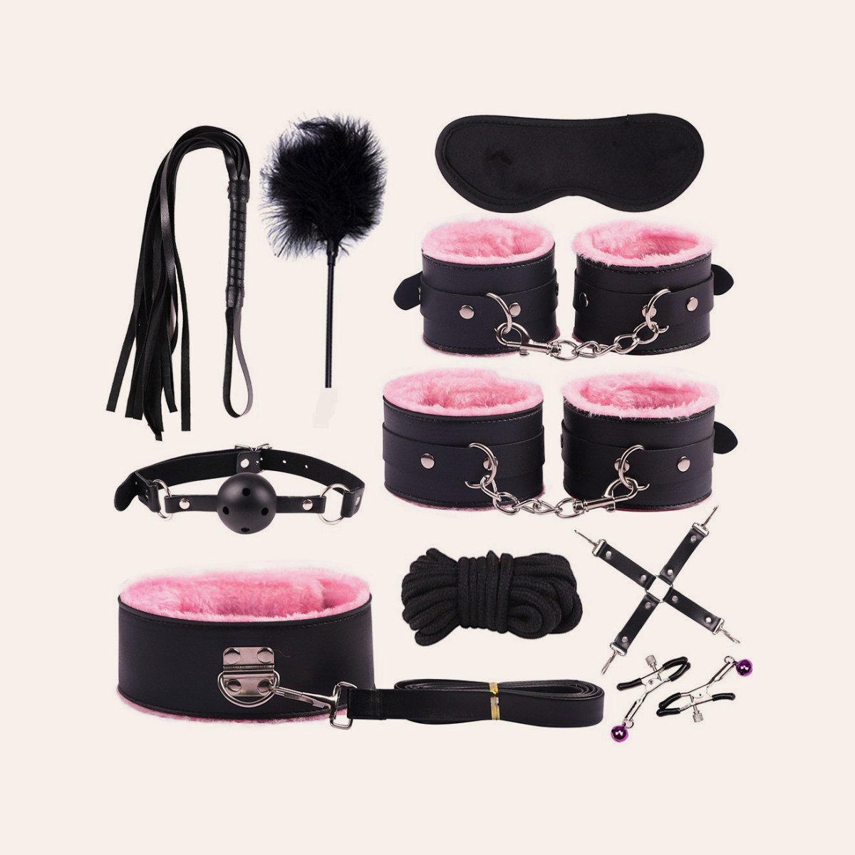 Velvet Night 10-Piece Restraint Kit